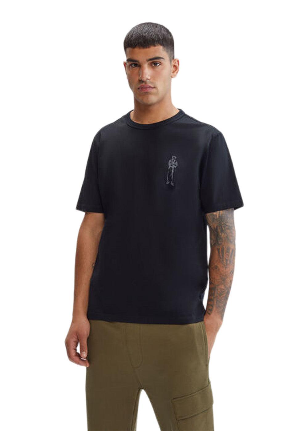 T-Shirt Short Sleeve Mercerized Jersey - Black