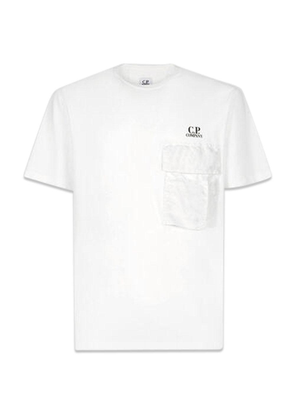 C.P. Companys T-Shirts - Short Sleeve Jersey 20/1 - Gauze White. Køb t-shirts her.