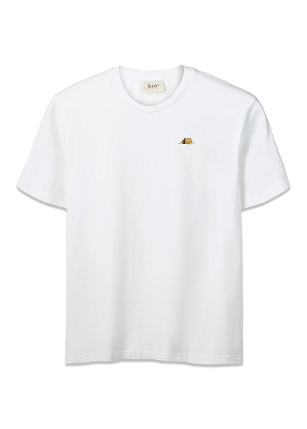TENT T-SHIRT - White-T-shirts-Forét-Butler Loftet