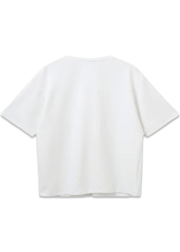 TG Bow Tee - Cream-T-shirts-The Garment-Butler Loftet