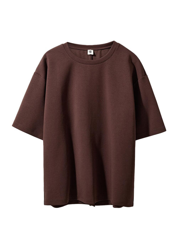 TG Bow Tee - Espresso-T-shirts-The Garment-Butler Loftet