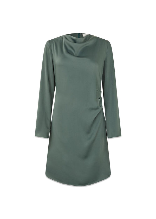 Tailormd LS short dress - Balsam Green-Dress-Modström-Butler Loftet