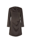 Tailormd LS short dress - Seal Brown-Dress-Modström-Butler Loftet