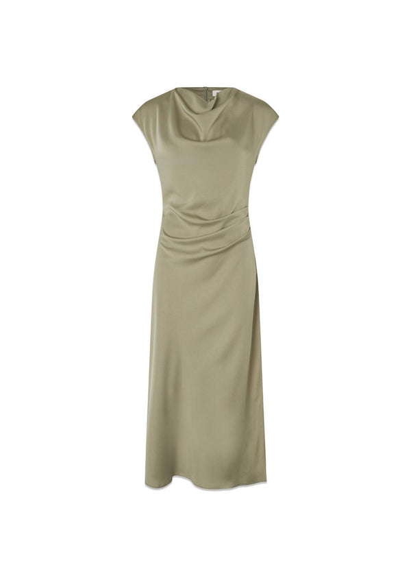 Tailormd dress - Moss Gray