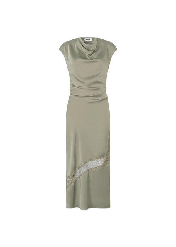 Tailormd lace dress - Moss Gray-Dress-Modström-Butler Loftet
