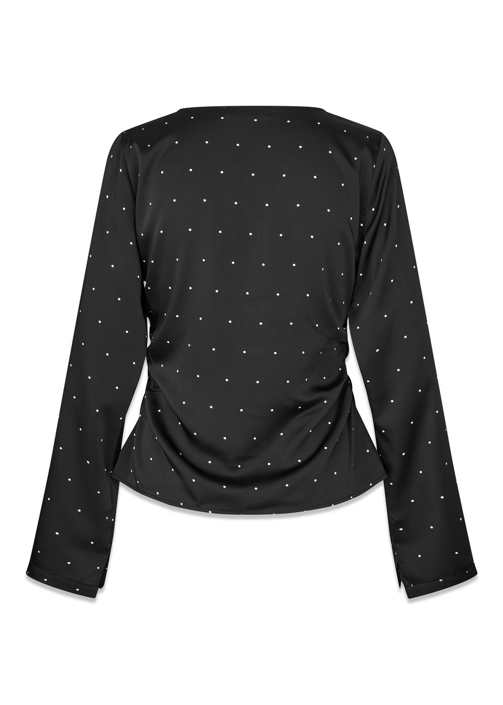 Tailormd print top - Black Dot-Top-Modström-Butler Loftet
