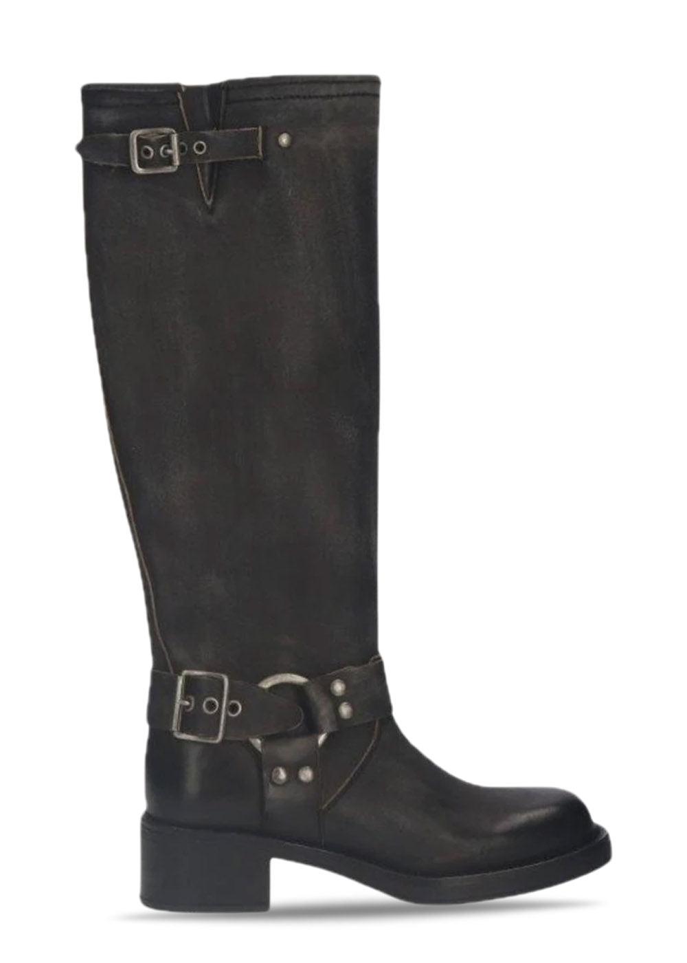 Tamera long Vintage - Black Matte-Boots-Pavement-Butler Loftet