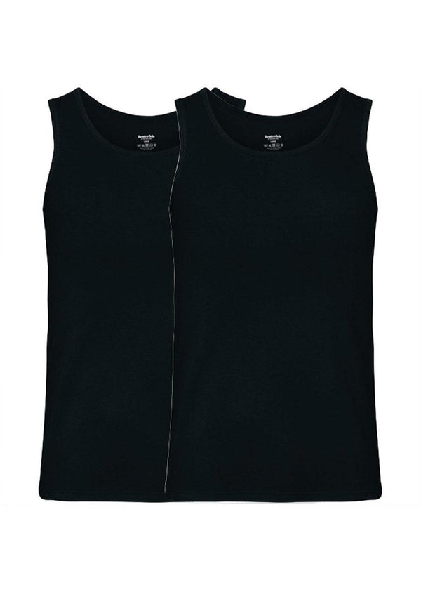Tanktop 2-Pack Bamboo FSC - Sort-Top-Resterôds-Butler Loftet