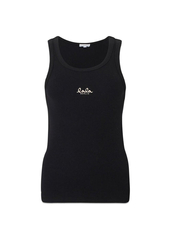 Tanktop Teo - Black-Top-LALA BERLIN-Butler Loftet