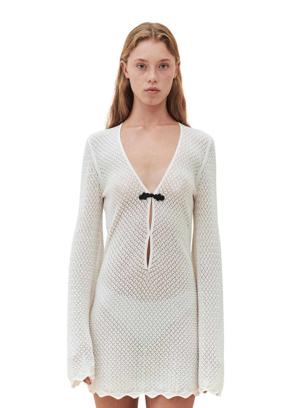 Tanzania Short Dress - Cream Butler Loftet Tanzania Short Dress - Cream Butler Loftet
