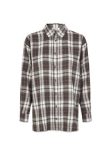 Tappomd shirt - Seal Brown Tartan-Shirts-Modström-Butler Loftet