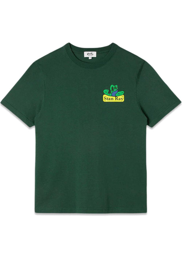 Tejas Stack Tee - Racing Green