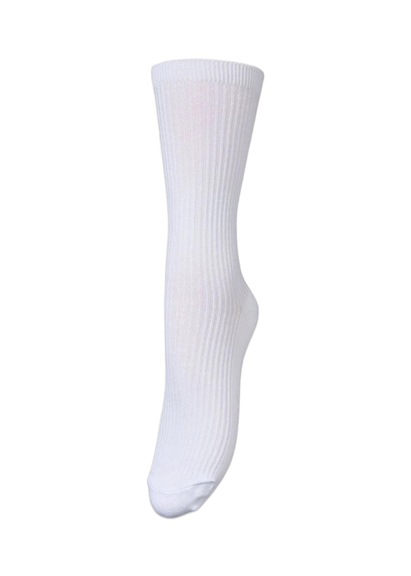 Telma solid sock - White