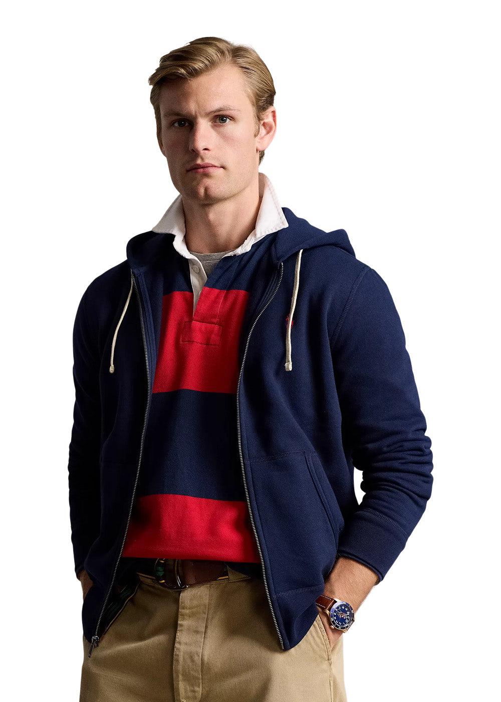 The RL Fleece Hoodie - Navy