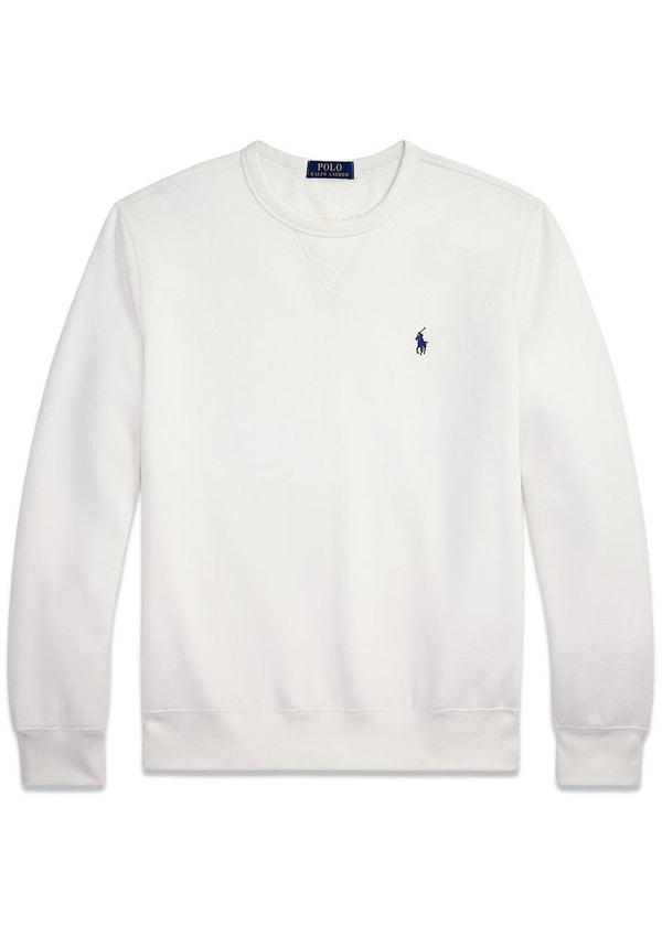 The RL Fleece Sweatshirt - White-Sweatshirts-Ralph Lauren-Butler Loftet