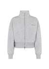 Tiamd 2way zip cardigan - Grey Melange-Sweatshirts-Modström-Butler Loftet