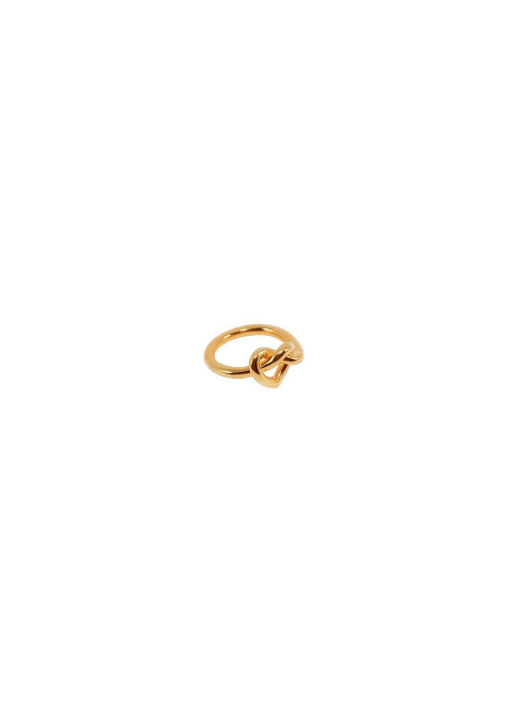Tied Heart Ring - Gold-Plated Silver-Jewellery-Jane Kønig-Butler Loftet