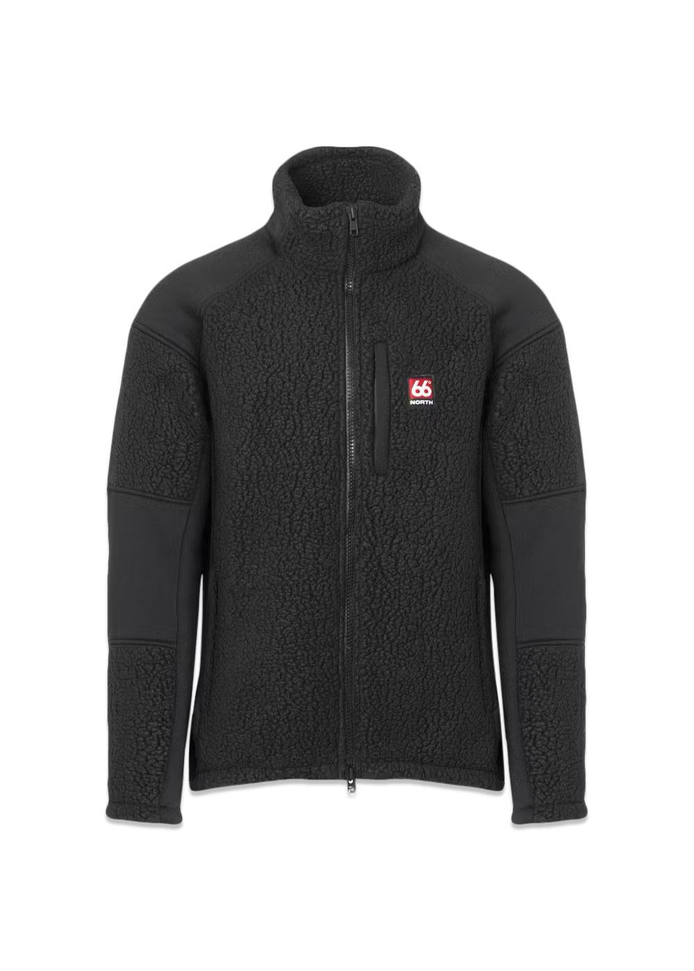 Tindur Shearling Jacket - Black-Outerwear-66 North-Butler Loftet