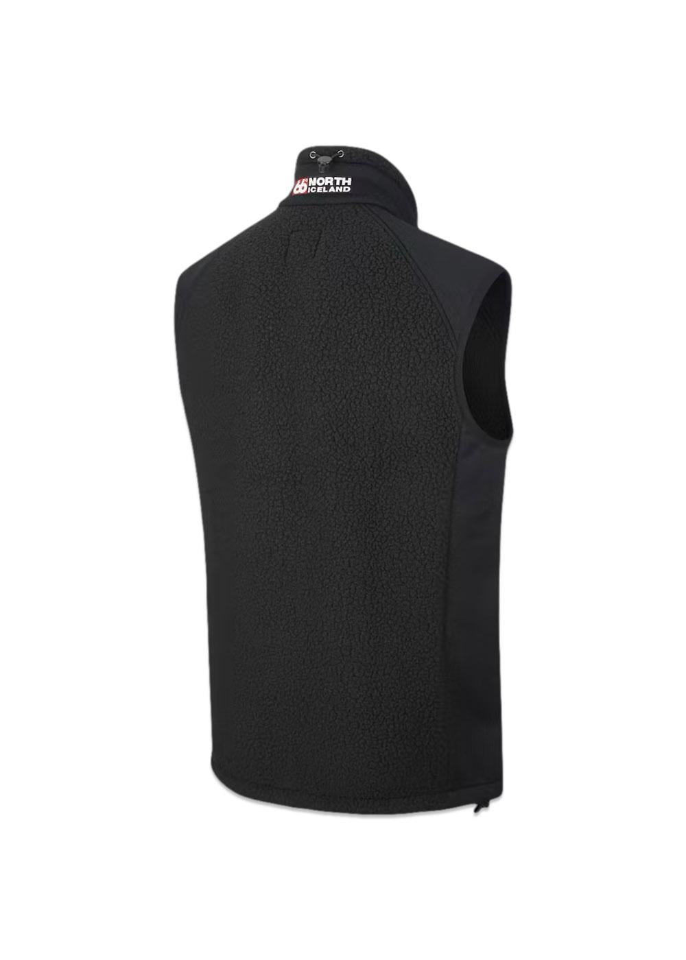 Tindur Shearling Vest - Black-Outerwear-66 North-Butler Loftet