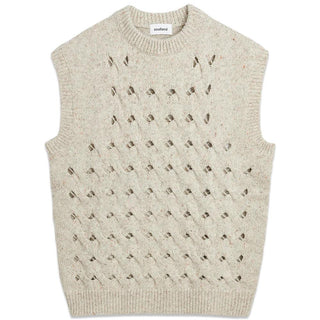 Toby Vest - Ecru-Knitwear-Soulland-Butler Loftet