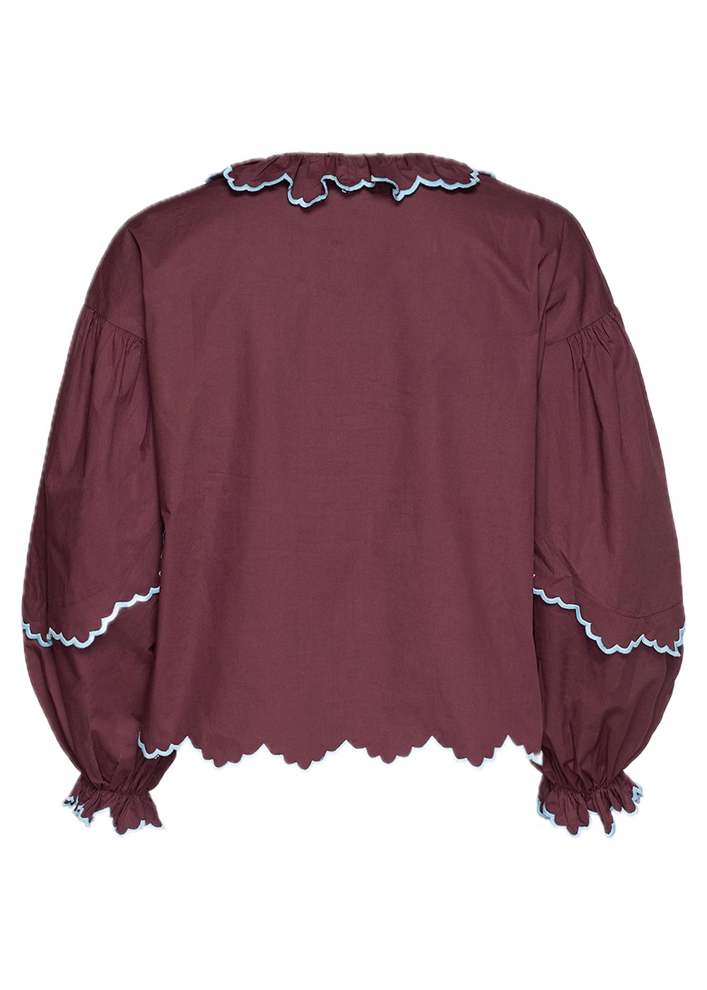 Tone Shirt - Wine-Blouses-Sissel Edelbo-Butler Loftet