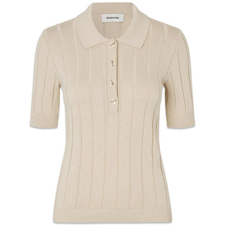 Toniamd SS polo - Summer Sand-Knitwear-Modström-Butler Loftet