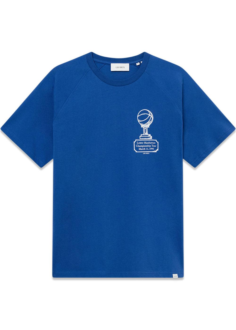 Tournament T-Shirt - Surf Blue/White