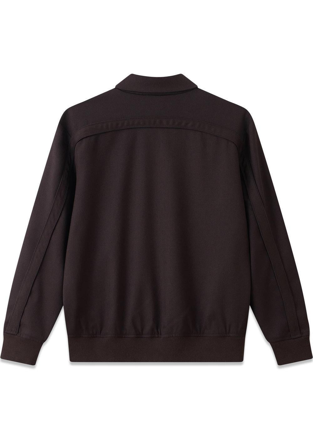 Track Zip Jacket - Brown-Outerwear-Globe Studios-Butler Loftet