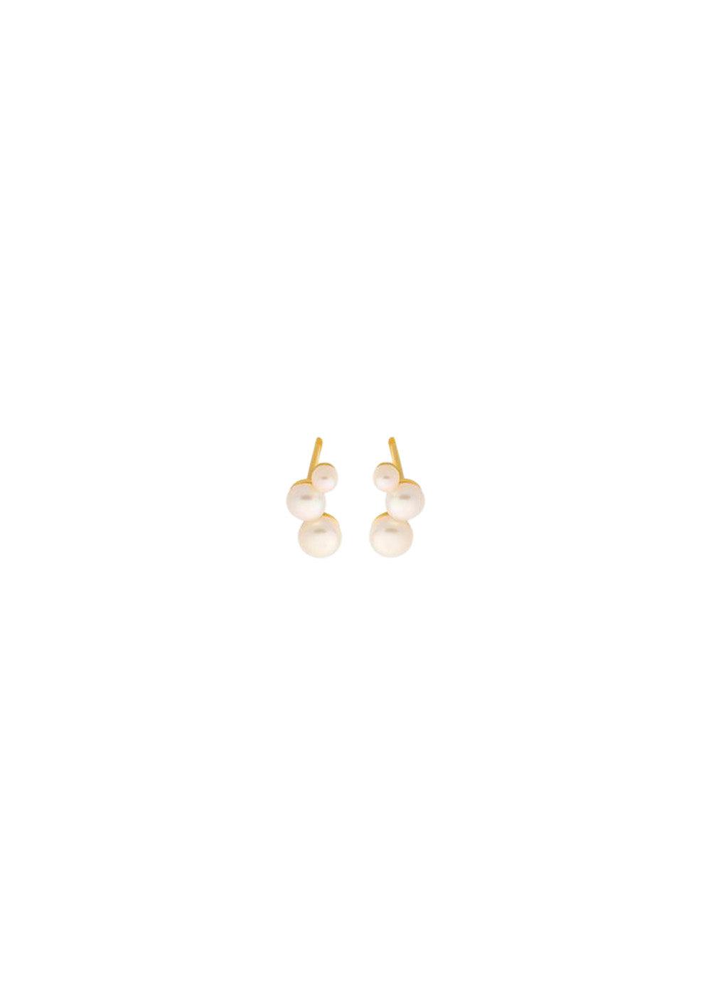 Pernille Corydons Treasure Earsticks size 11 mm - Gold. Køb øreringe her.