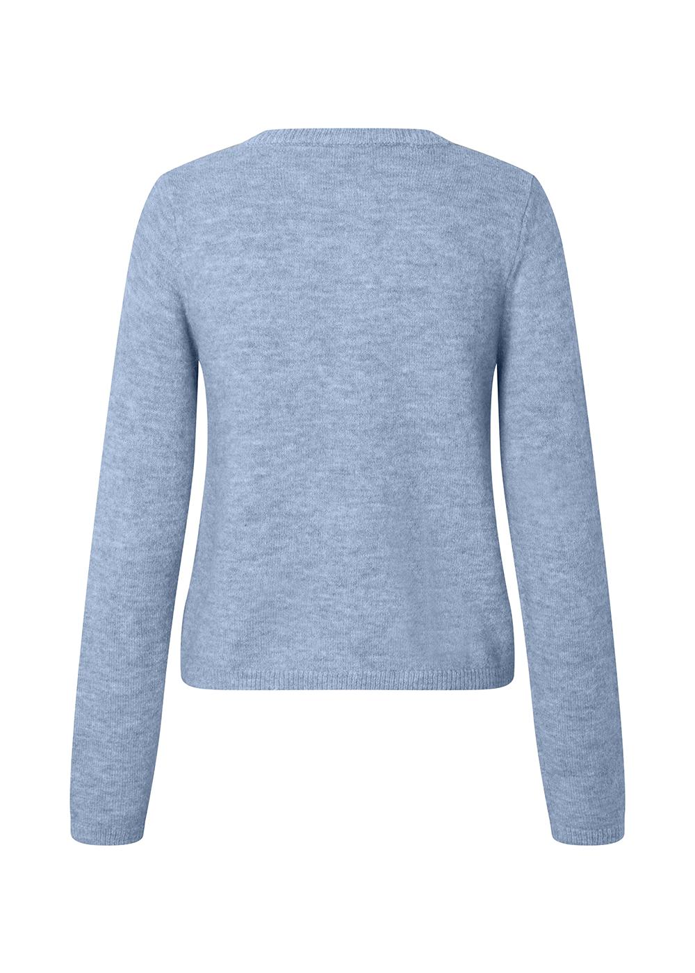 Treemd short cardigan - Cashmere Blue-Knitwear-Modström-Butler Loftet