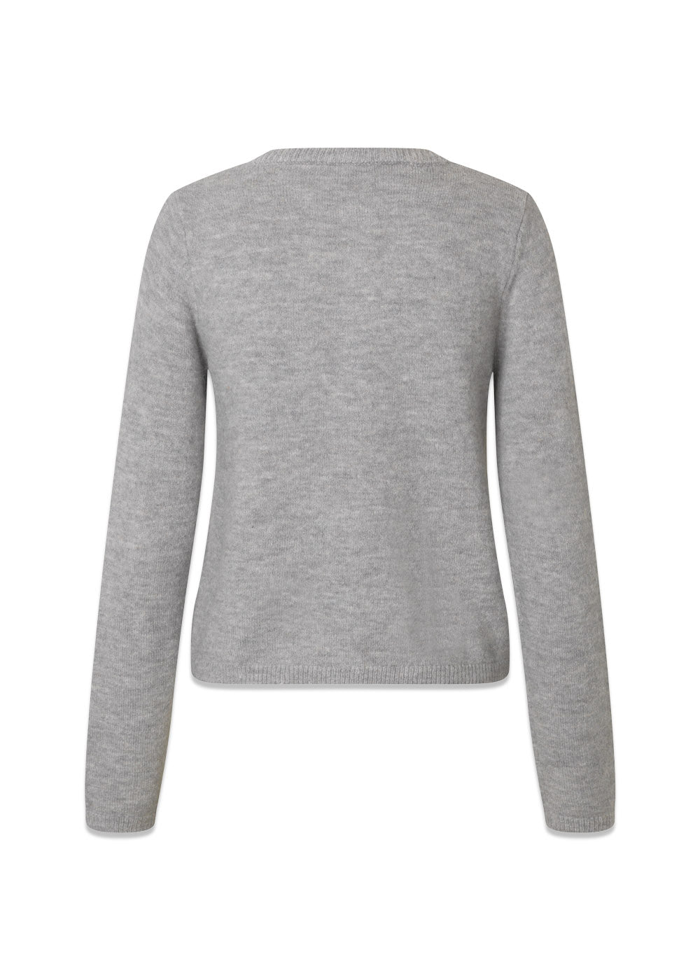 Treemd short cardigan - Grey Melange-Knitwear-Modström-Butler Loftet