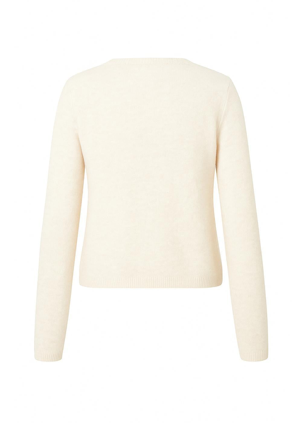 Treemd short cardigan - Off White-Knitwear-Modström-Butler Loftet