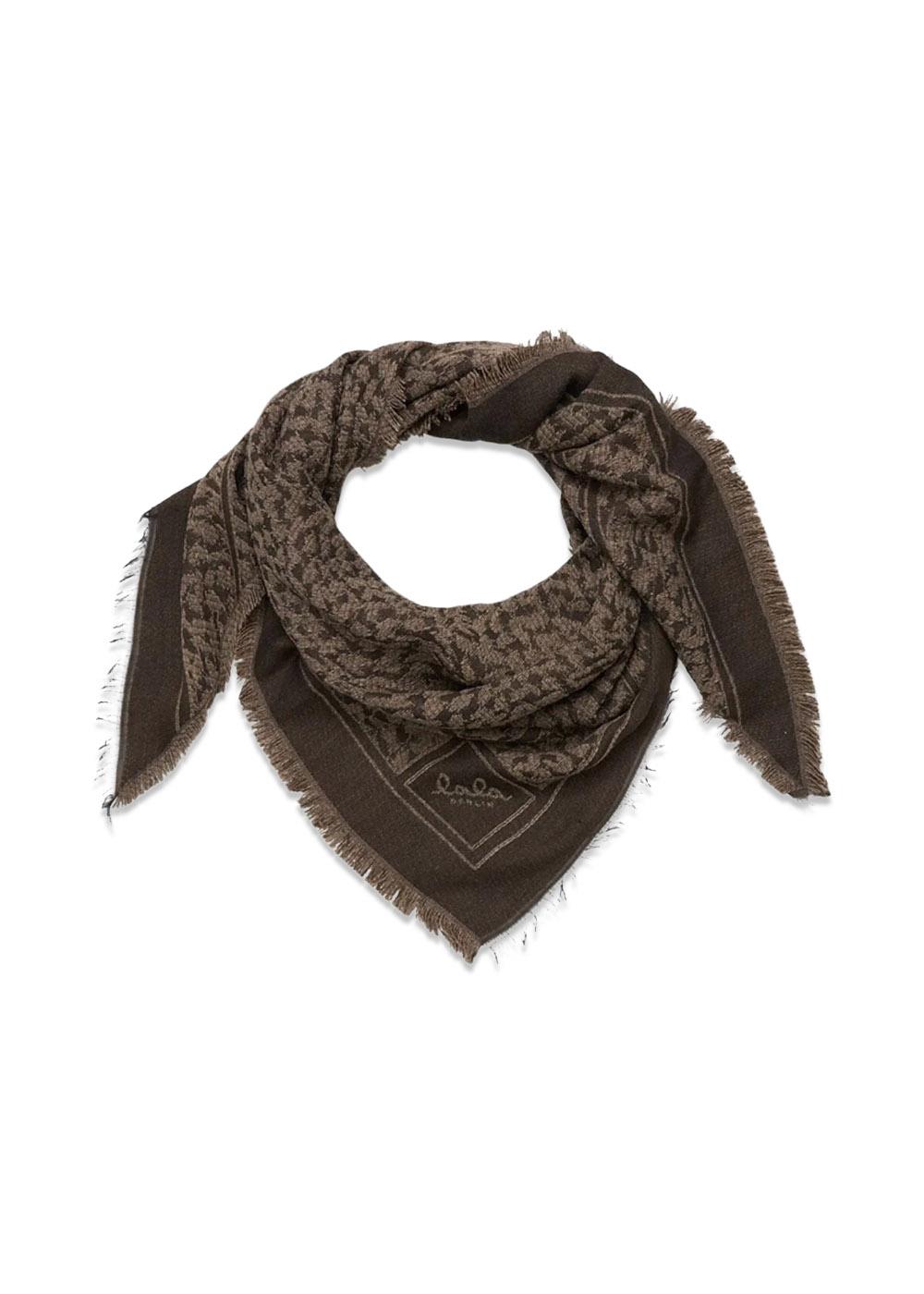Triangle Annye wool mix - Mud-Scarf-LALA BERLIN-Butler Loftet