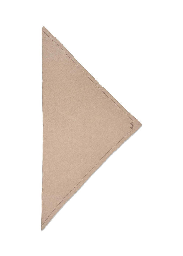Triangle Solid Logo M - Dune Beige-Scarf-LALA BERLIN-Butler Loftet