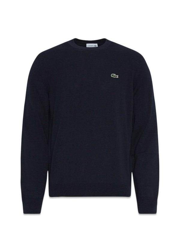 Tricot Sweat - Navy-Knitwear-Lacoste-Butler Loftet