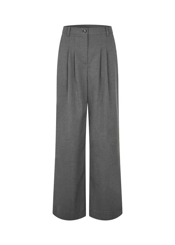 Tuesdaymd pants - Dark Grey Melange-Pants-Modström-Butler Loftet
