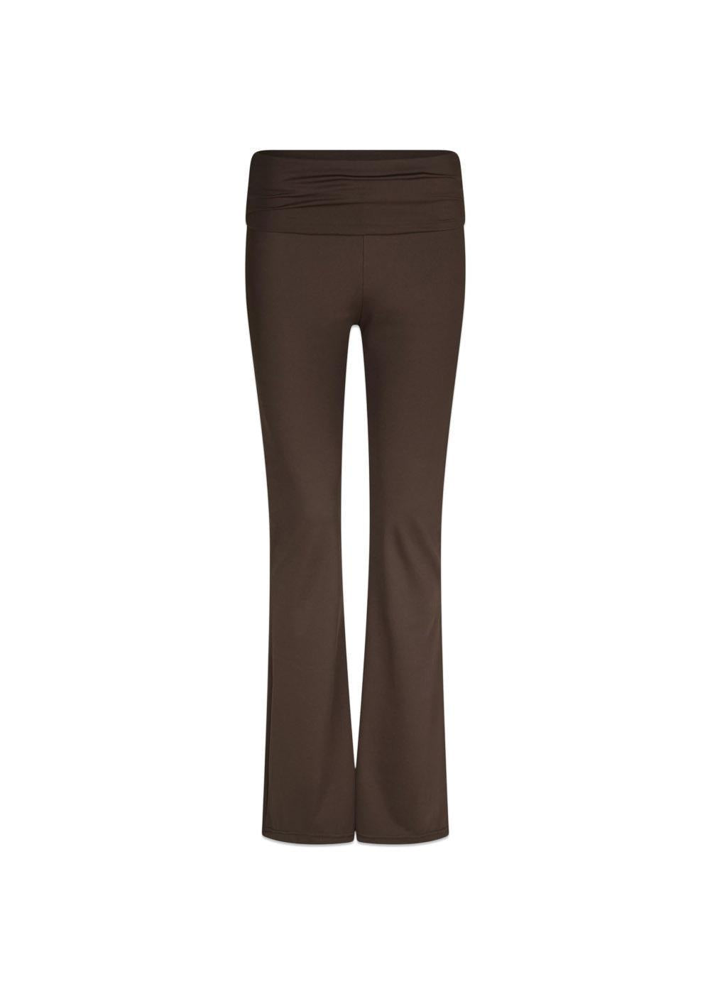 Ulianna Leggings Pants - Chocolate Brown-Pants-Neo Noir-Butler Loftet