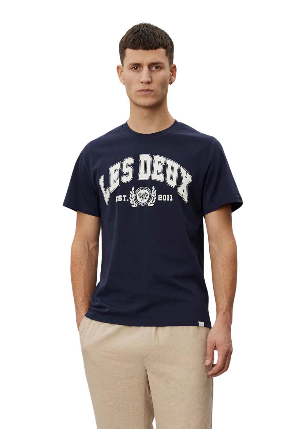 University T-Shirt - Dark Navy/Light Ivory