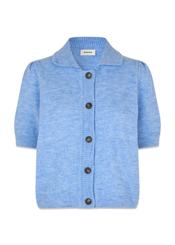 Uzzimd cardigan - Powder Blue-Knitwear-Modström-Butler Loftet