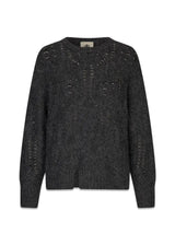 VERBIER CABLE KNIT - Grey Melange