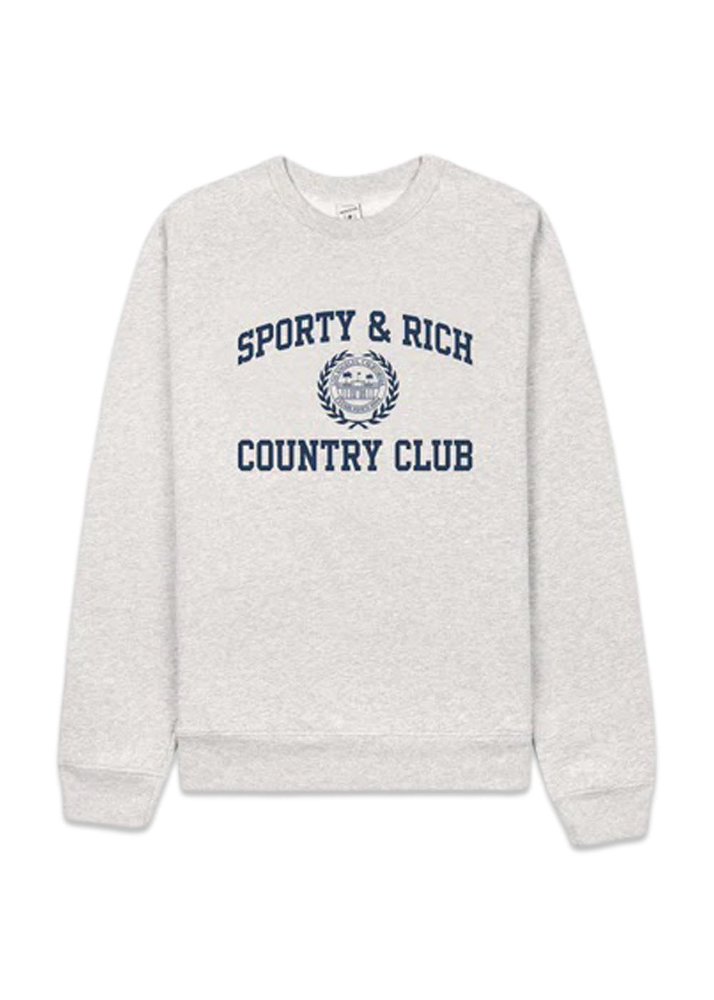 Varsity Crest Crewneck - Heather Gray