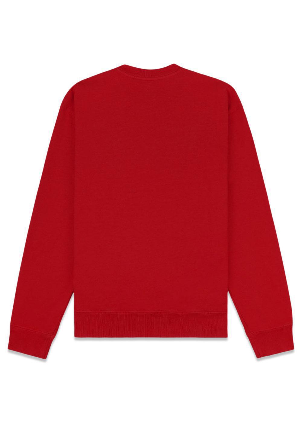 Varsity Crest Crewneck - Ruby-Sweatshirts-Sporty & Rich-Butler Loftet