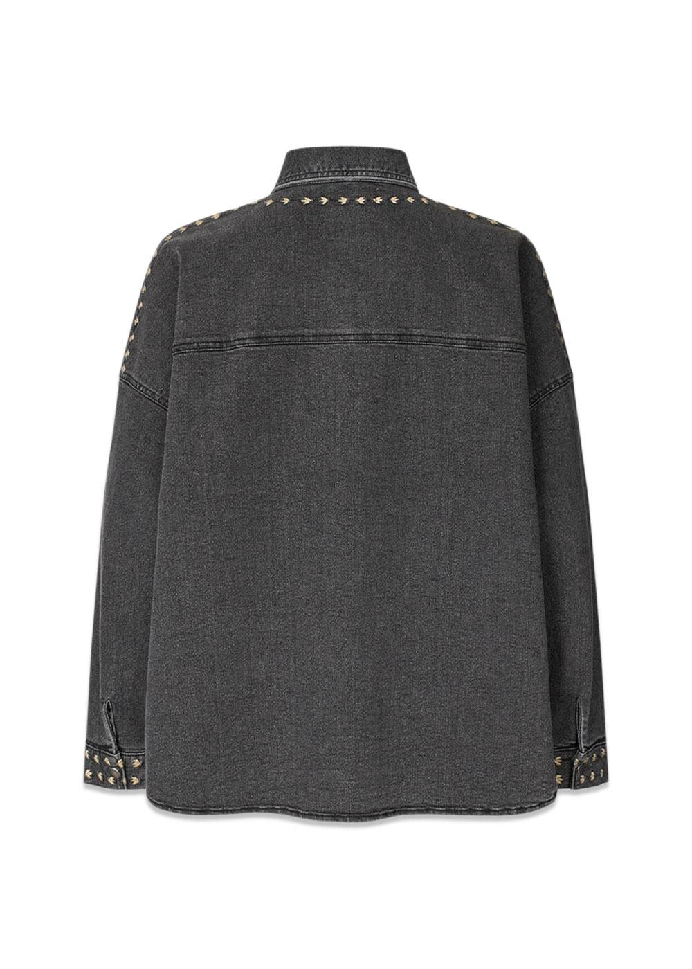 VeidaLL shirt LS - Washed Black-Shirts-Lollys Laundry-Butler Loftet