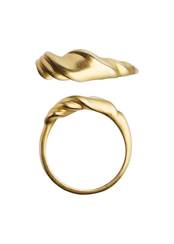 Stine A's Velvet Ring Gold. Køb ringe her.