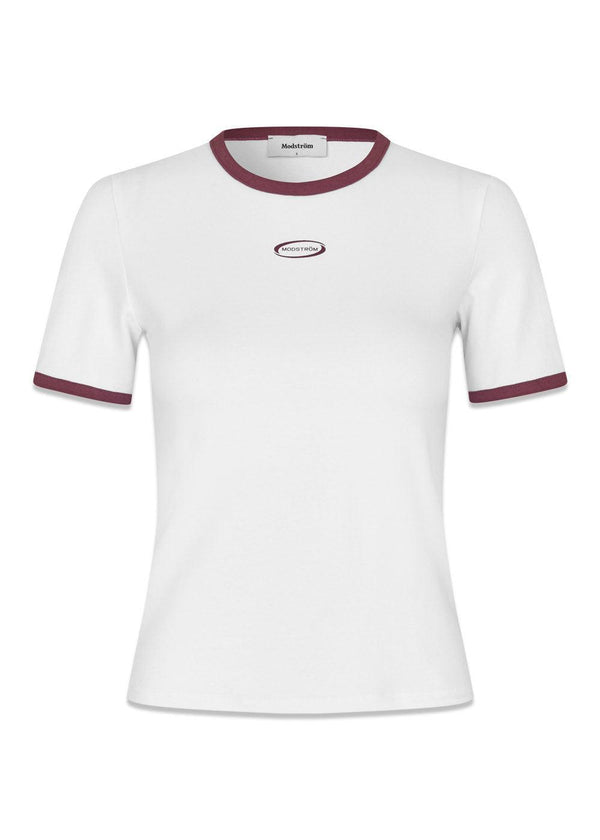 Vernomd T-shirt - White-T-shirts-Modström-Butler Loftet