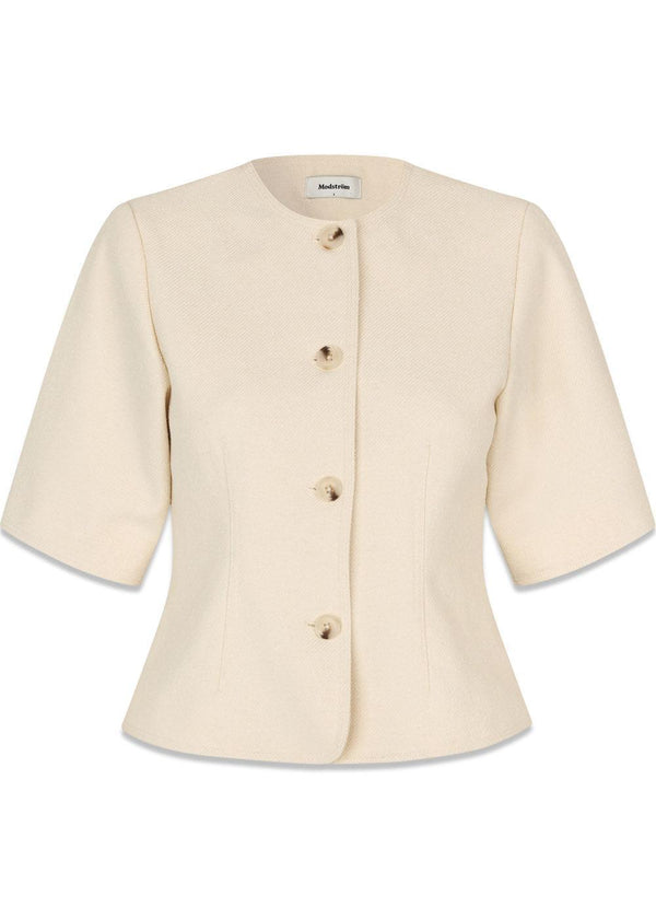 Vesmd blazer - Vanilla Cream-Blazers-Modström-Butler Loftet