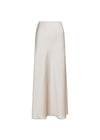 Vicky Heavy Sateen Skirt - Champagne