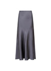 Neo Noirs Vicky Heavy Sateen Skirt - Dark Grey. Køb skirts her.