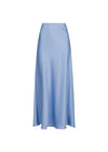 Vicky Heavy Sateen Skirt - Smoke Blue-Skirts-Neo Noir-Butler Loftet