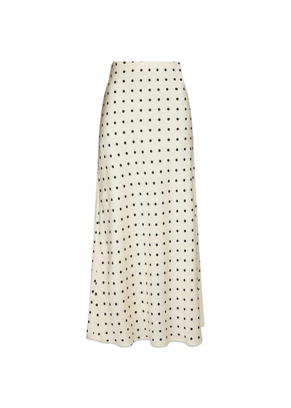 Viso Dot Skirt - Creme-Skirts-Neo Noir-Butler Loftet